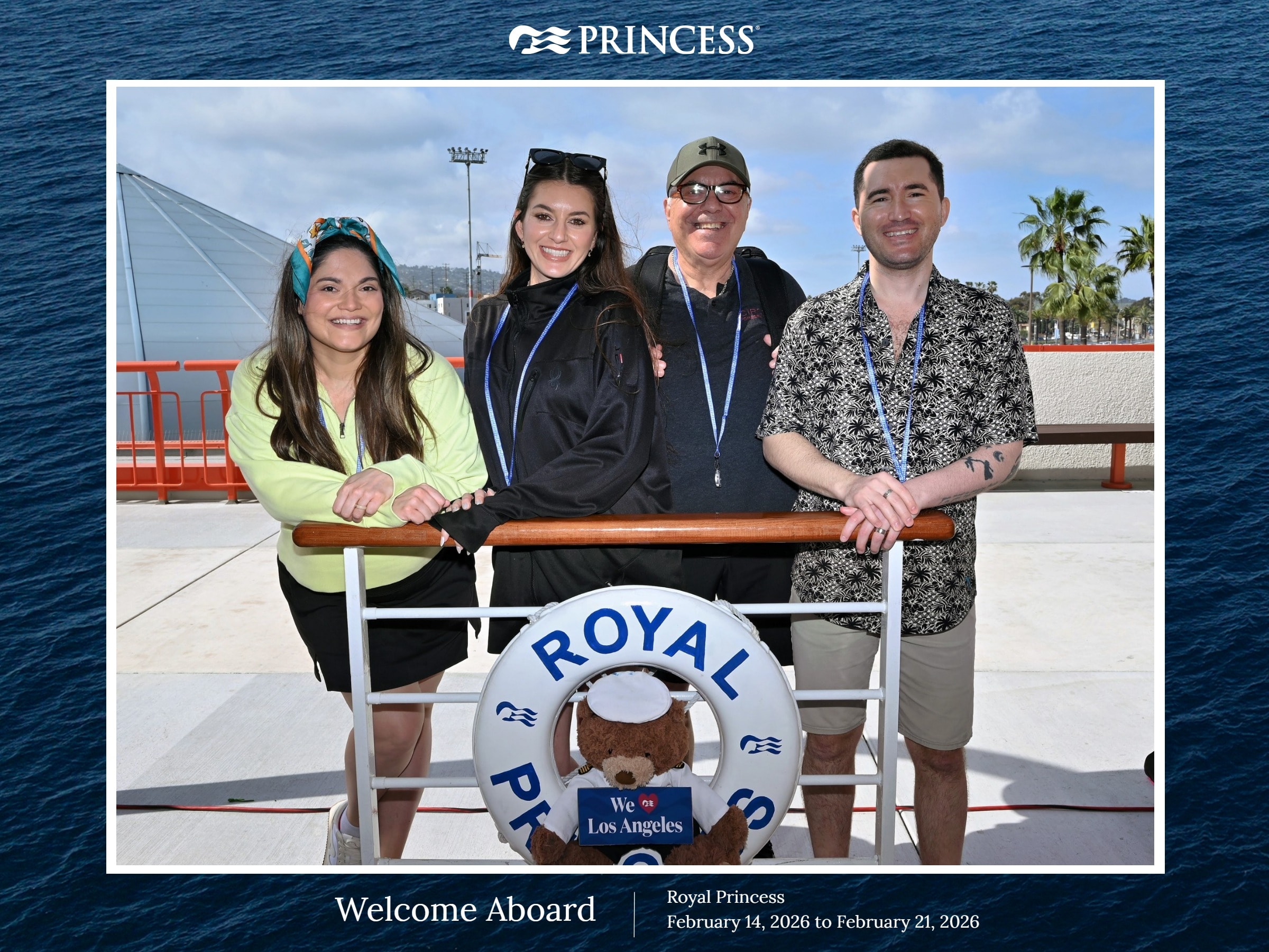 Welcome aboard Royal Princess cruise
